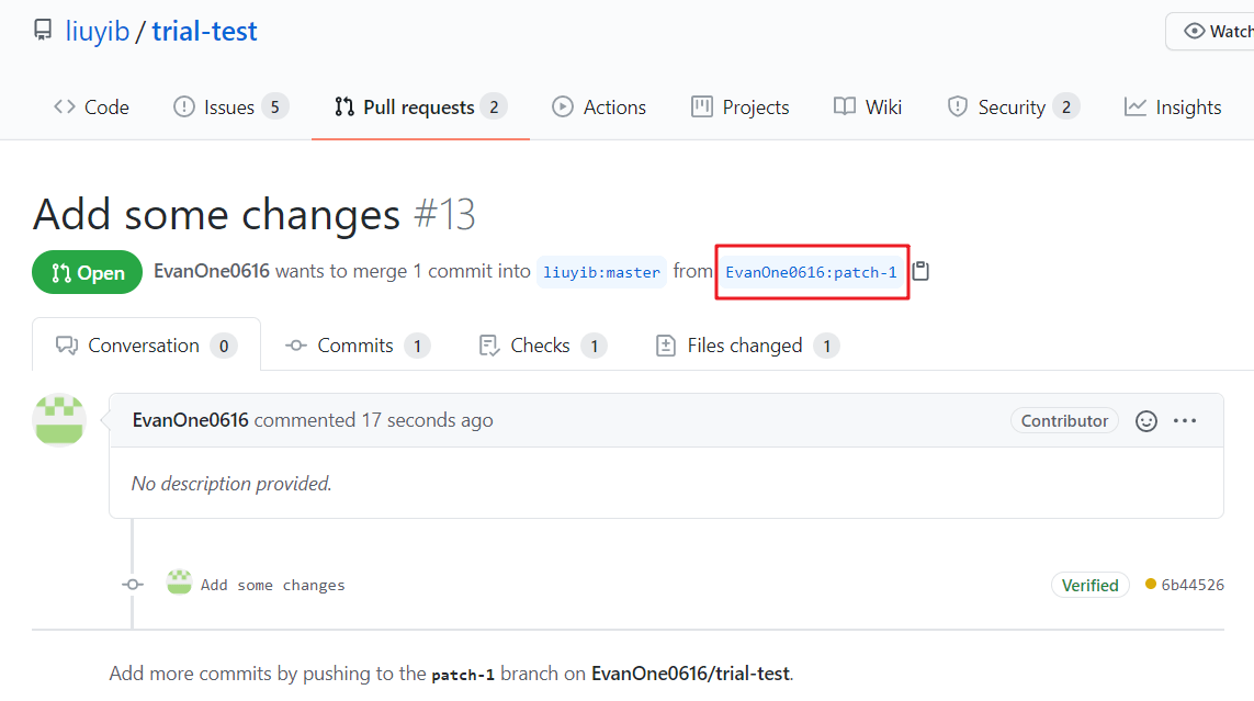 Pull Request Meta Info